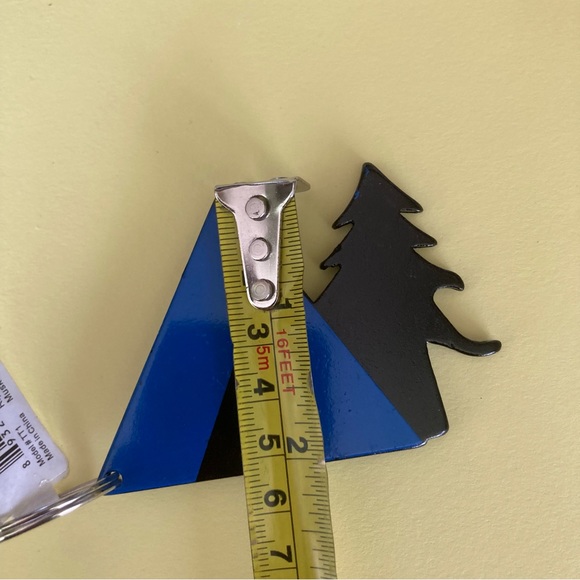 Tent keychain bottle opener black and blue - Picture 4 of 4